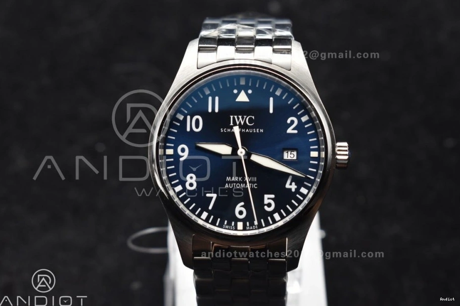 Edition 1:1 SS Bracelet ETA2892 V7F XVIII Asian Dial Mark Best Blue on 0502
